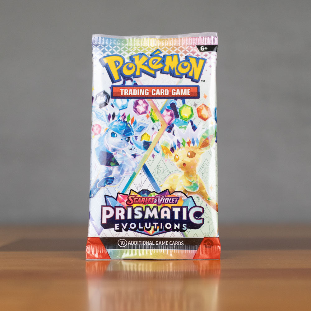 Pokemon Prismatic Evolutions Booster Pack Reformed Poke Lab Pokemon Prismatic Evolutions Booster Pack Reformed Poke Lab