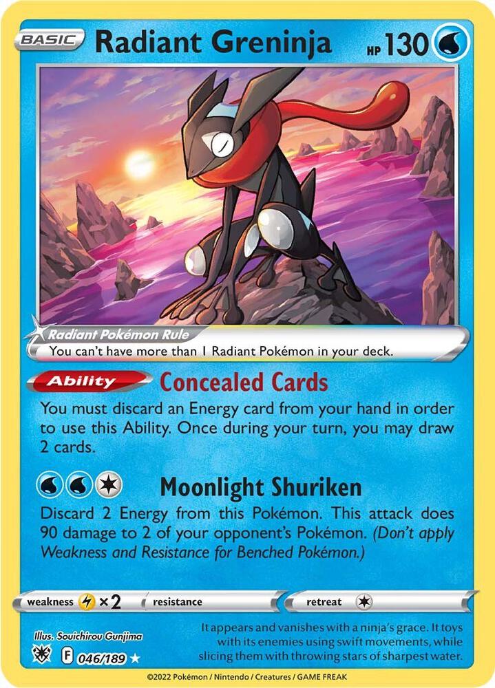 Radiant Greninja 046/189 NM