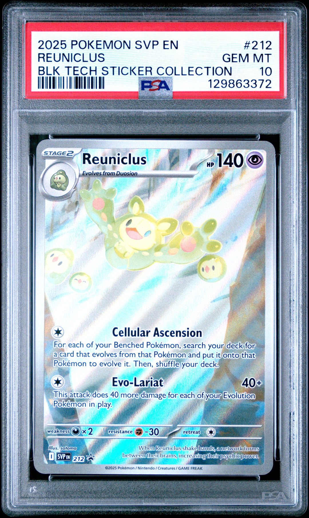 Reuniclus 212 PSA 10