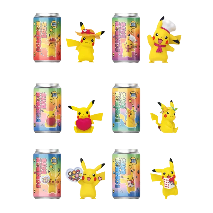 Pokemon Days Pikachu Soda Can Blind Box
