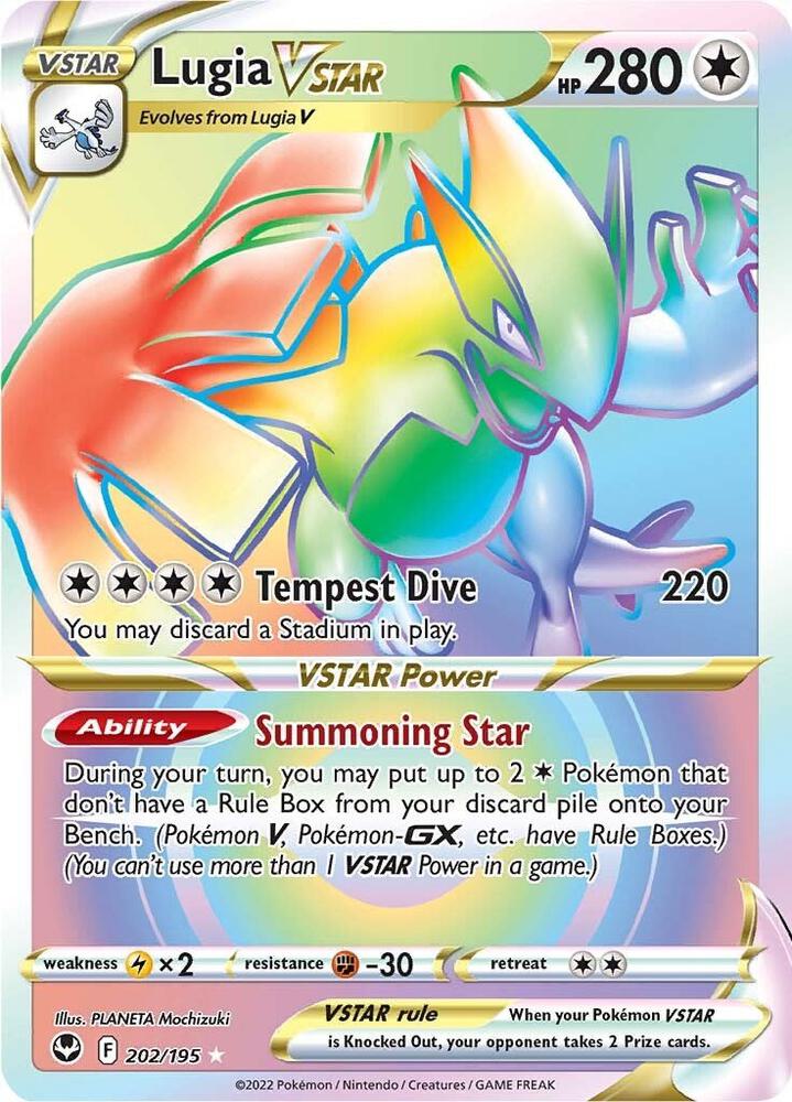 Lugia VSTAR (Secret) (202) 202/195 NM