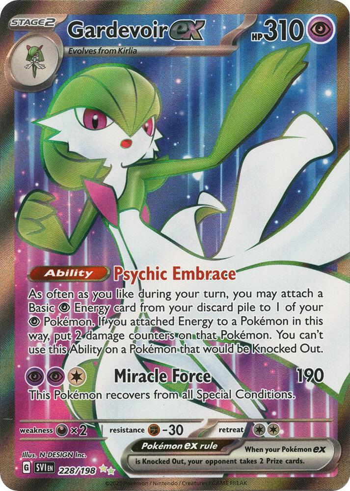 Gardevoir ex 228/198 NM