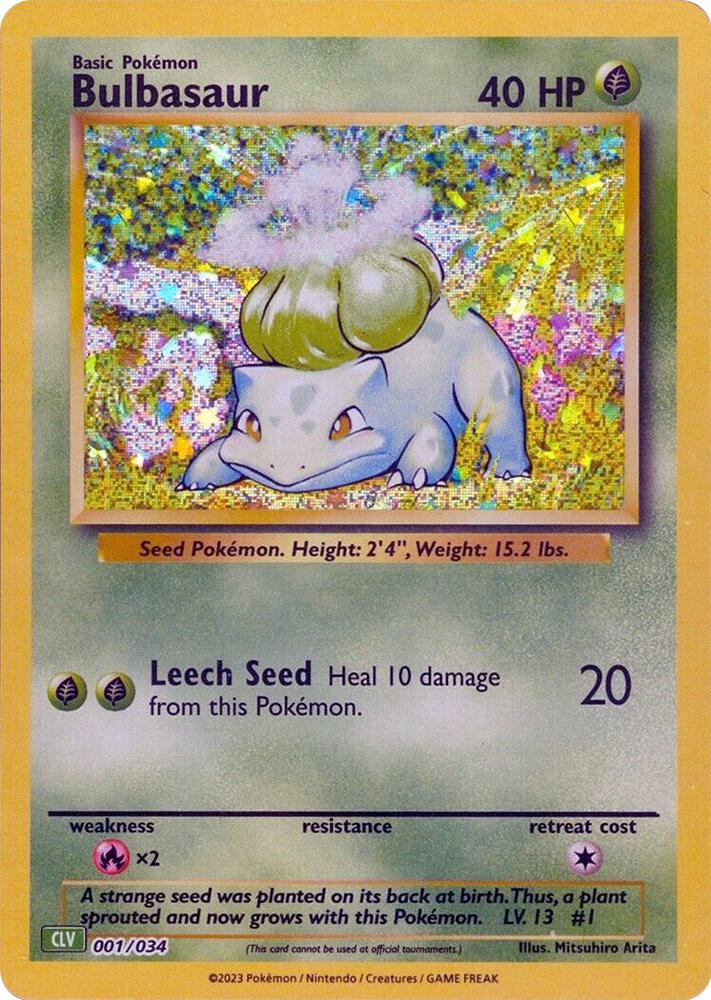 Bulbasaur 001/034 NM