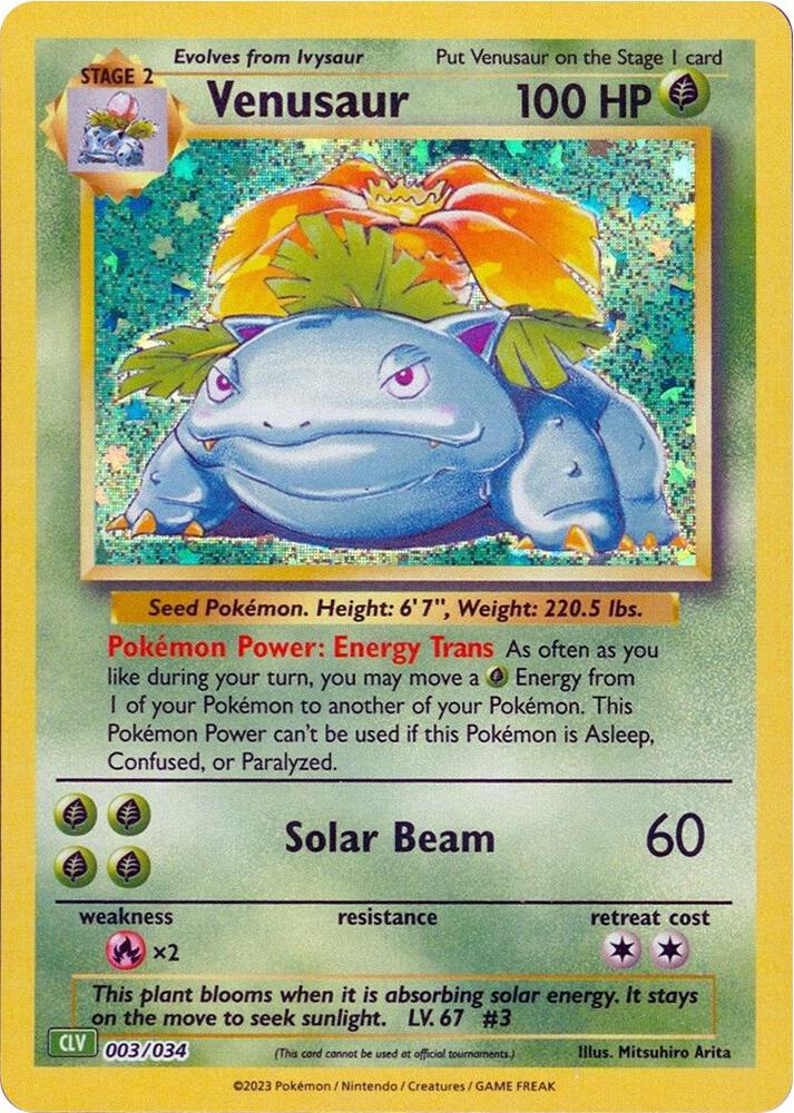Venusaur 003/034 NM