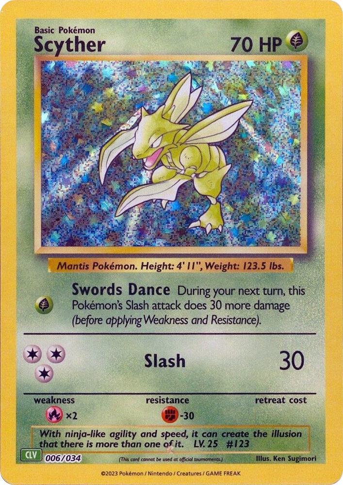 Scyther 006/034 NM