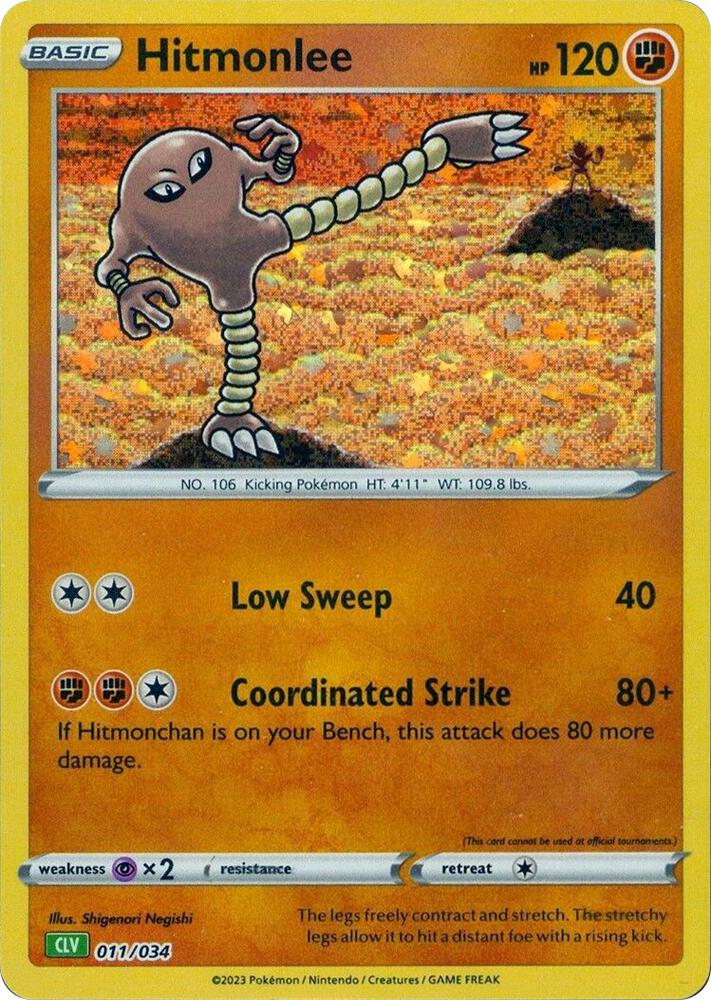 Hitmonlee 011/034 NM