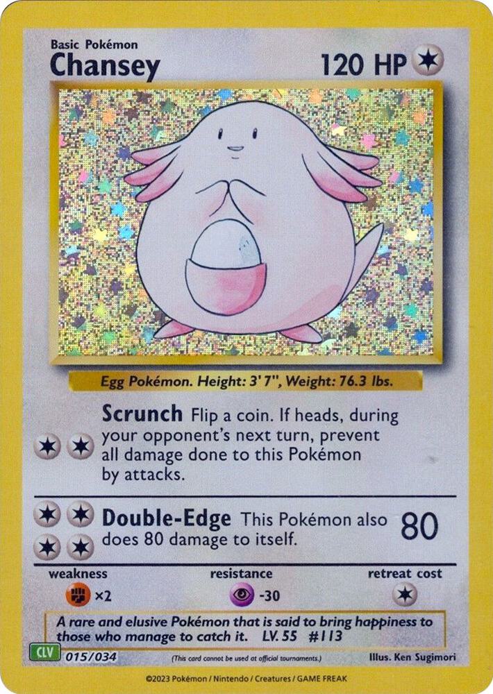Chansey 015/034 NM