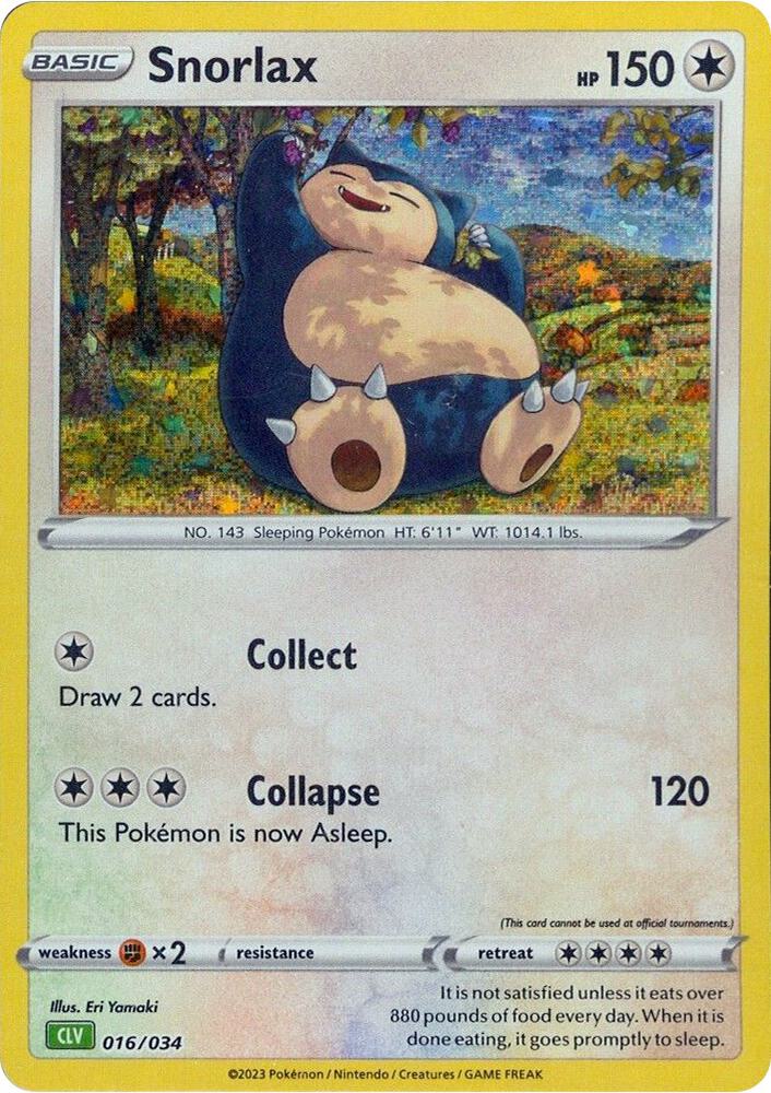 Snorlax 016/034 NM