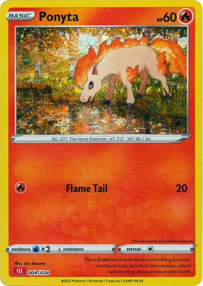 Ponyta 004/034 NM