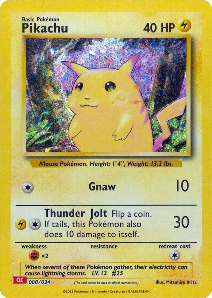 Pikachu 008/034 NM