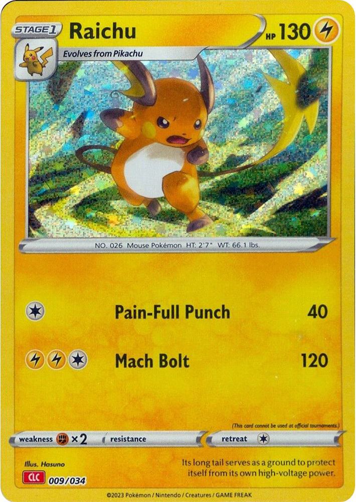 Raichu 009/034 NM