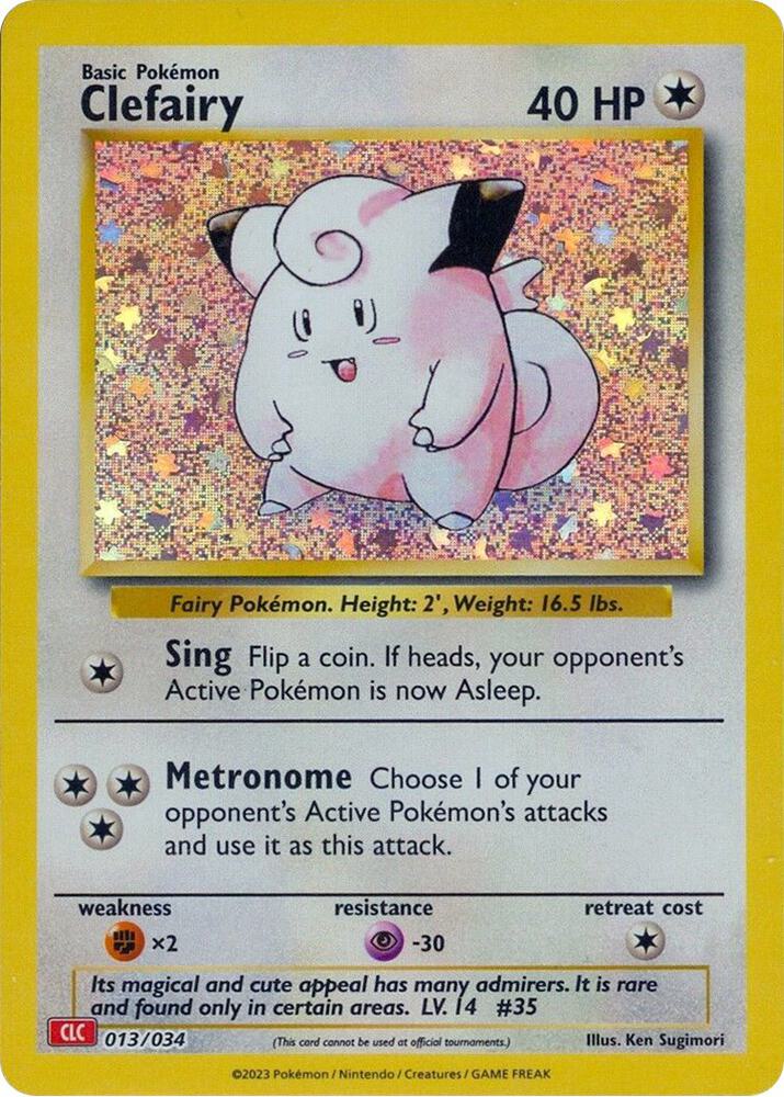 Clefairy 013/034 NM