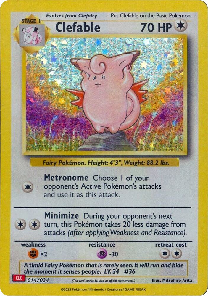 Clefable 014/034 NM