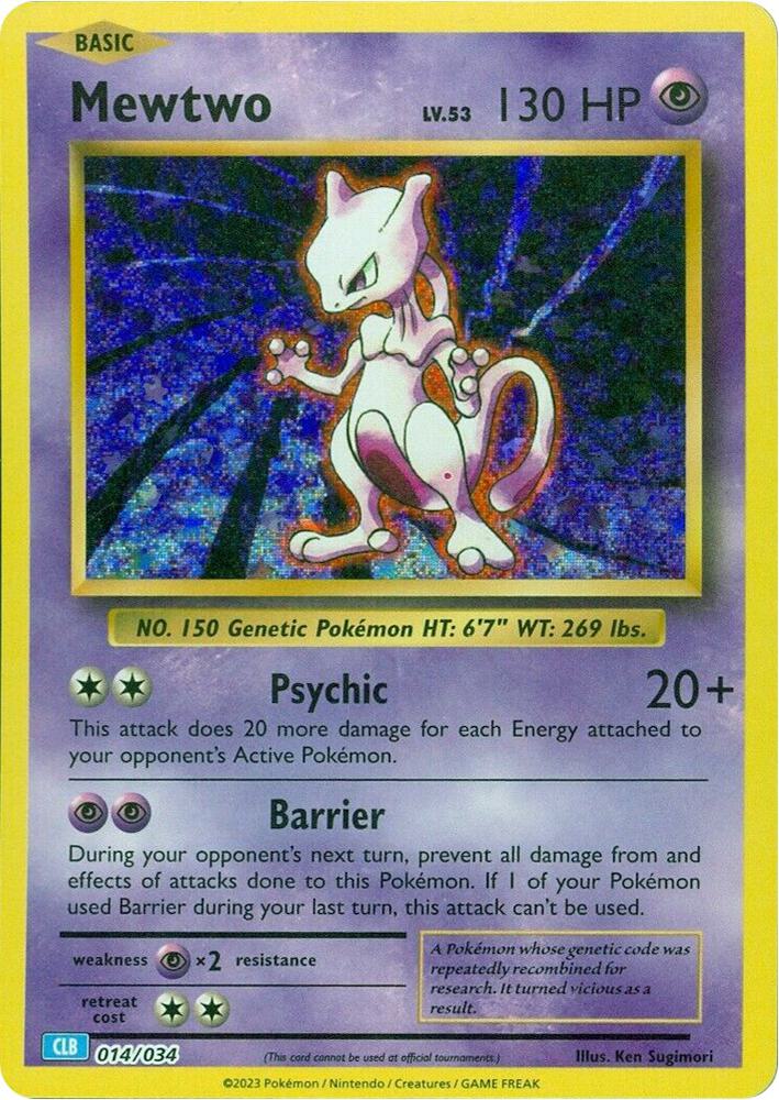 Mewtwo 014/034 NM