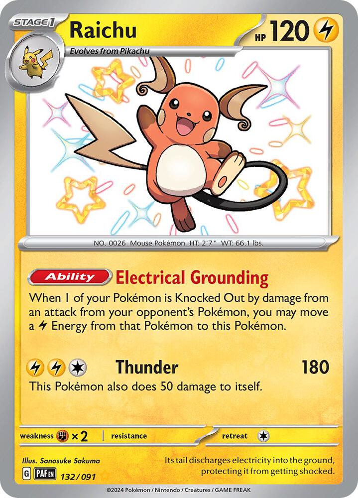 Raichu 132/091 NM