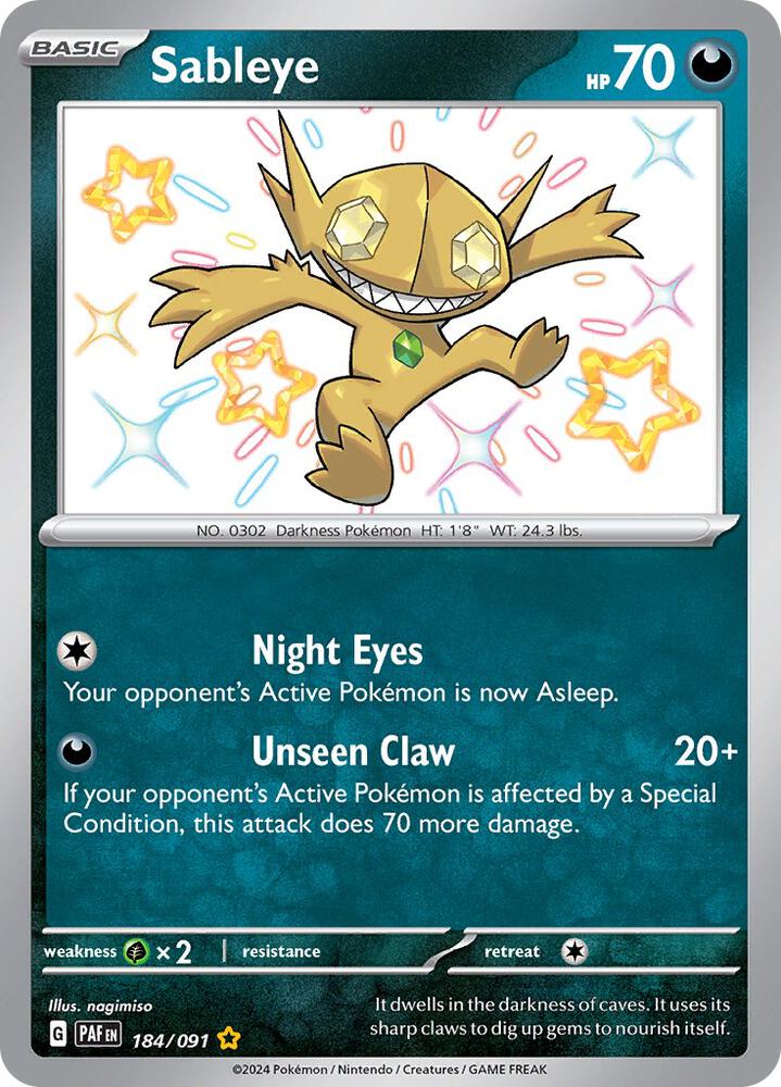 Sableye 184/091 NM