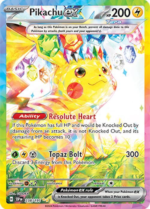 Pikachu ex 238/191 NM