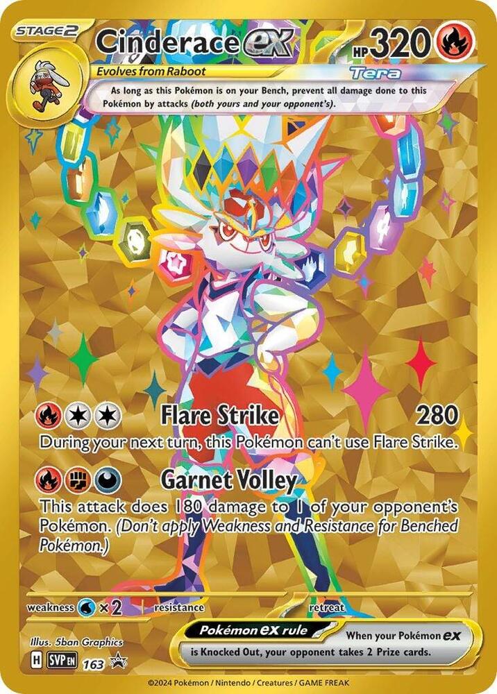 Cinderace ex 163 NM