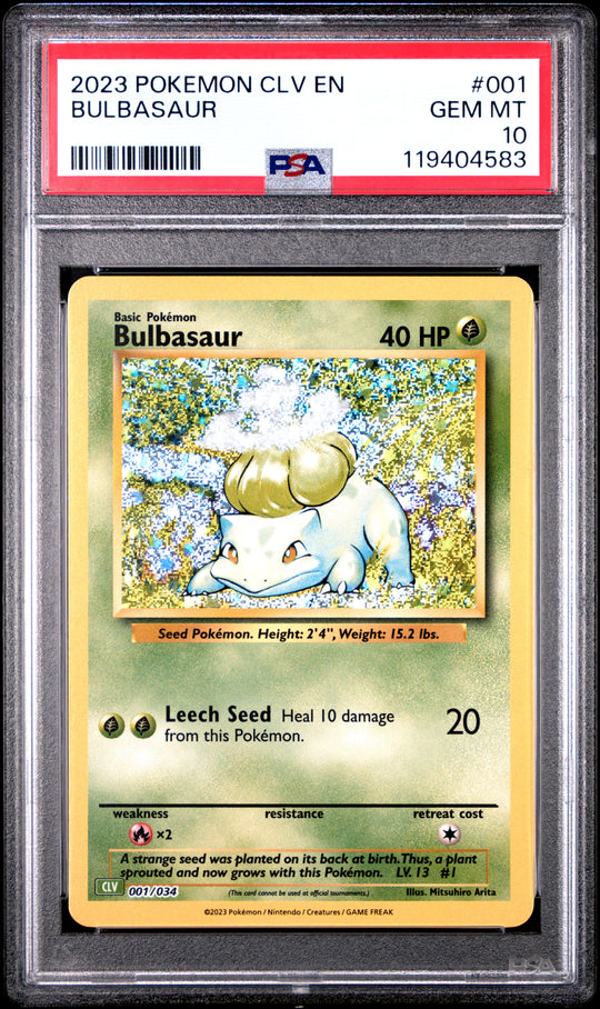 Bulbasaur 001 PSA 10