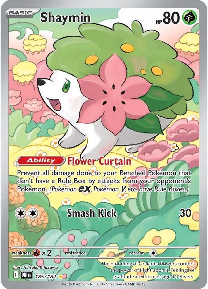 Shaymin 185/182 NM