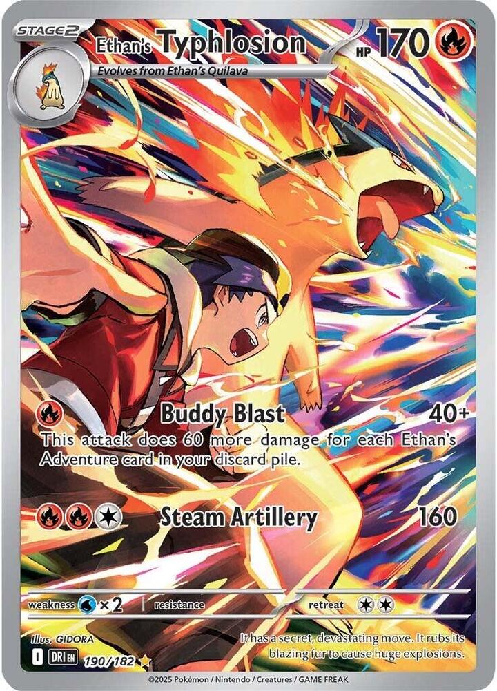 Ethan's Typhlosion 190/182 NM