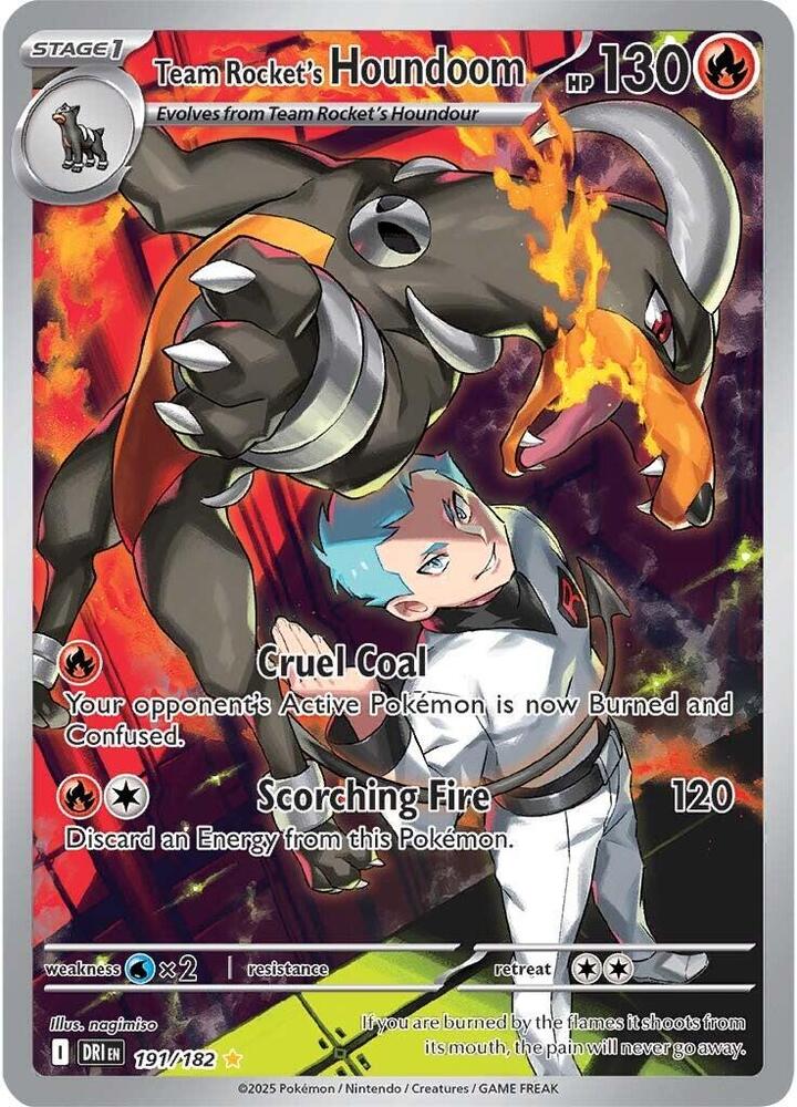 Team Rocket's Houndoom 191/182 NM DRI