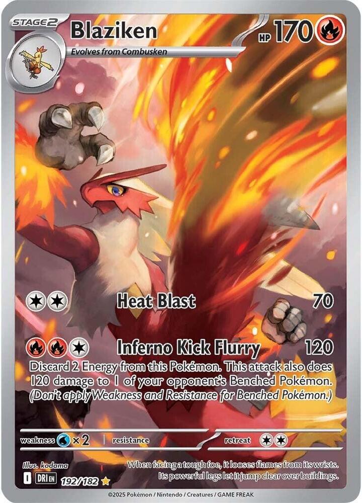 Blaziken 192/182 NM