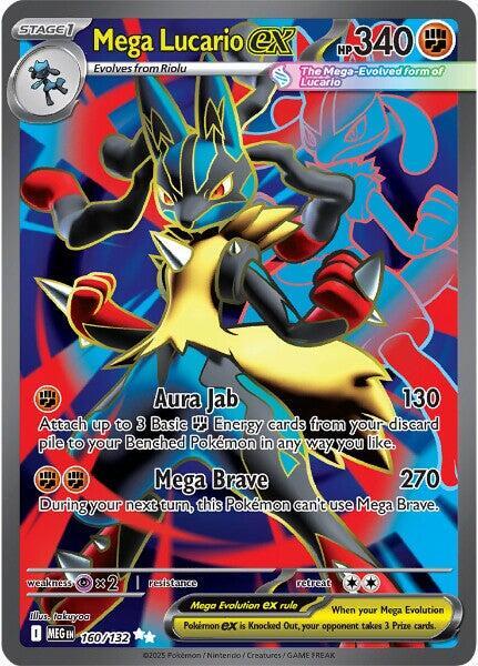Mega Lucario ex 160/132 NM