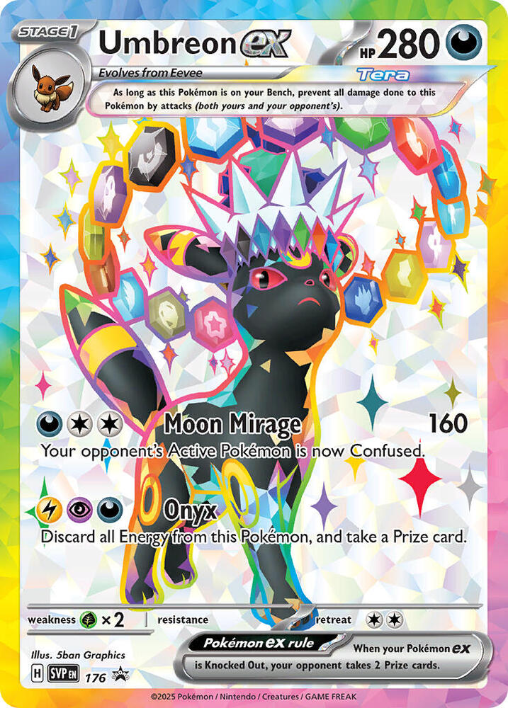 Umbreon ex - 176 SVP 176 NM