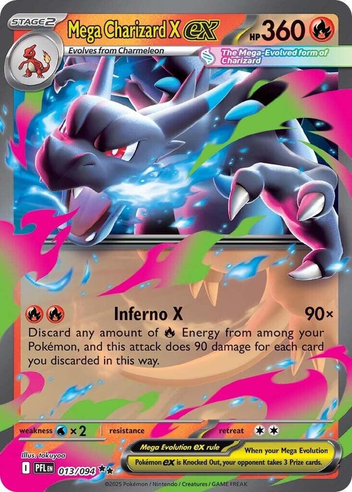 Mega Charizard X ex 013/094 NM
