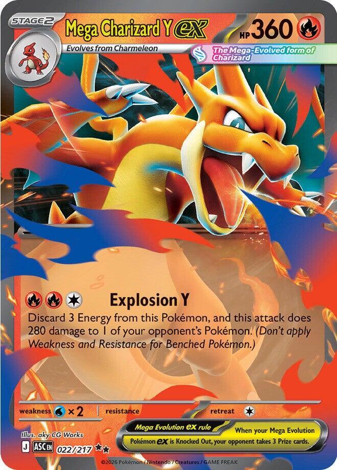 Mega Charizard Y ex 022/217 NM ASC