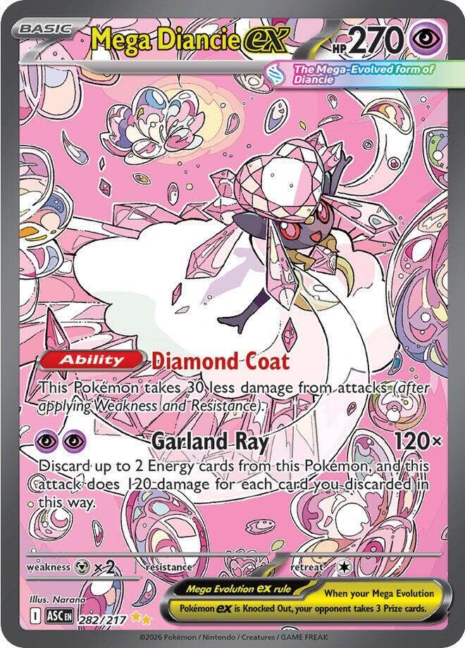 Mega Diancie ex 282/217 NM