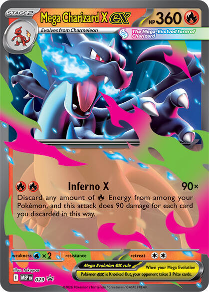 Mega Charizard X ex 029 NM