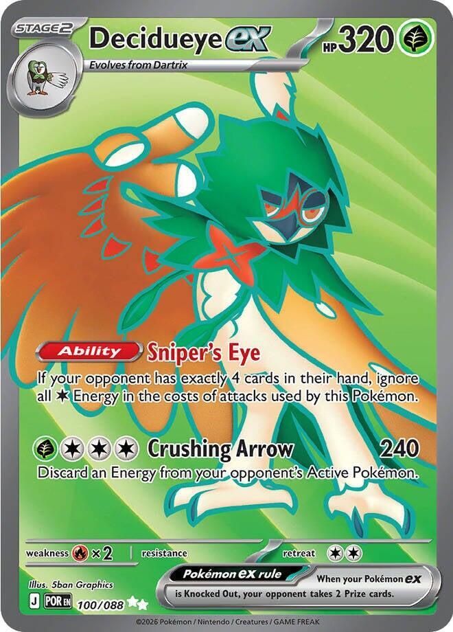 Decidueye ex 100/088 NM