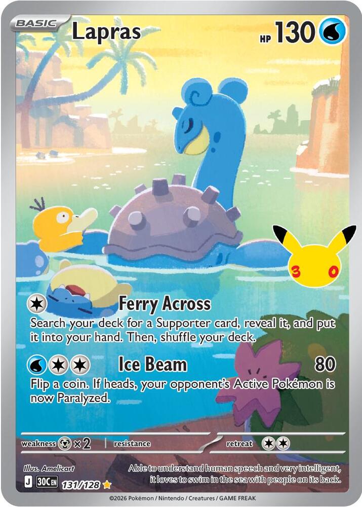 Lapras 131/128 NM