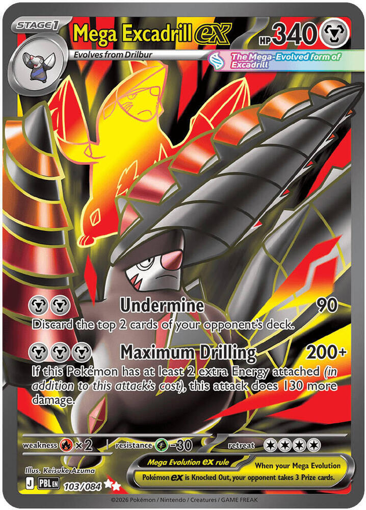 Mega Excadrill ex 103/084 NM