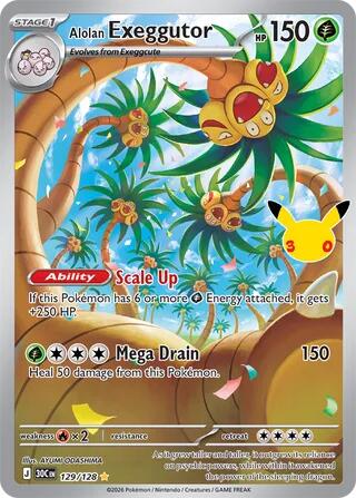 Alolan Exeggutor 129/128 NM