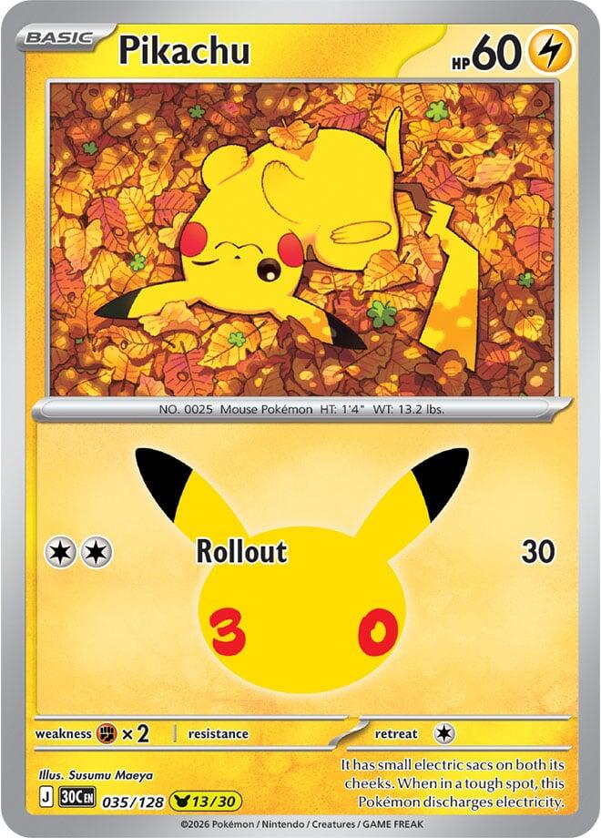 Pikachu 035/128 NM