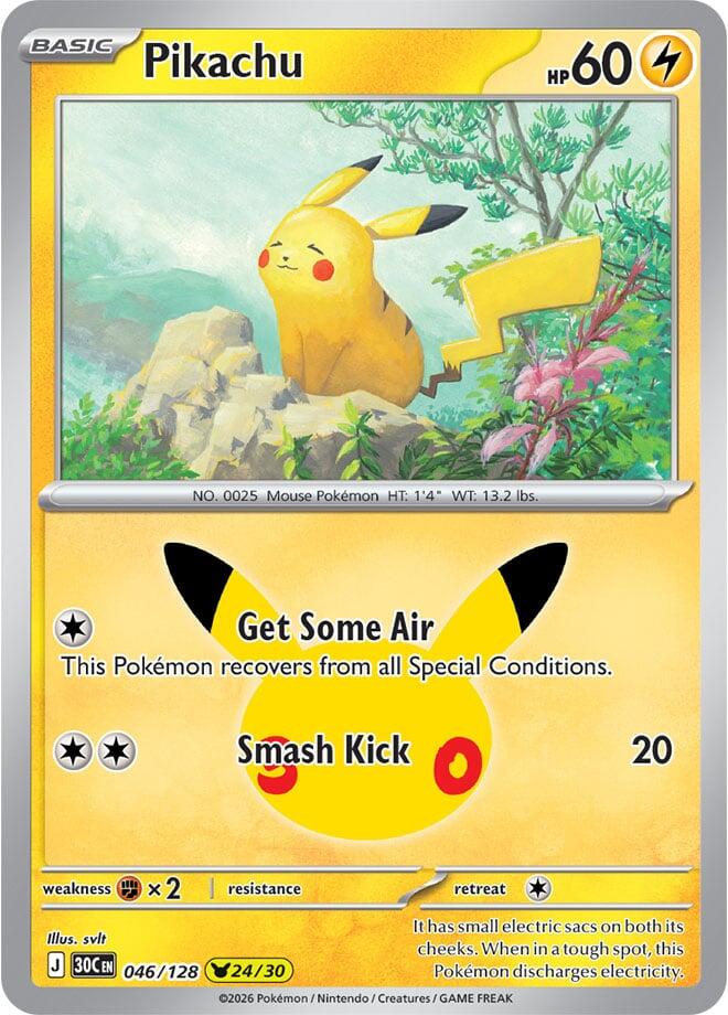 Pikachu 046/128 NM
