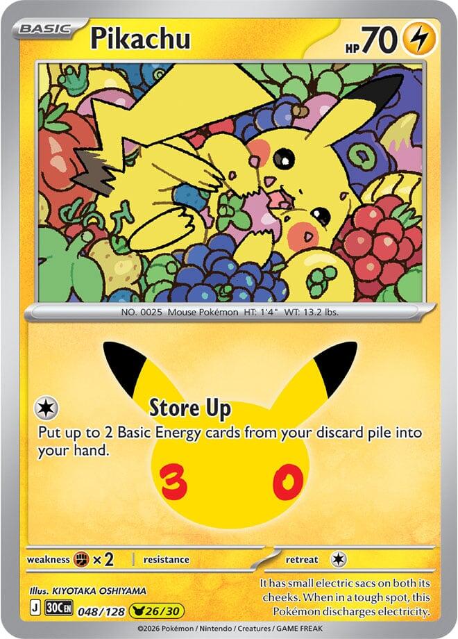 Pikachu 048/128 NM