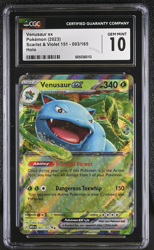 Venusaur Ex 003/165 CGC 10