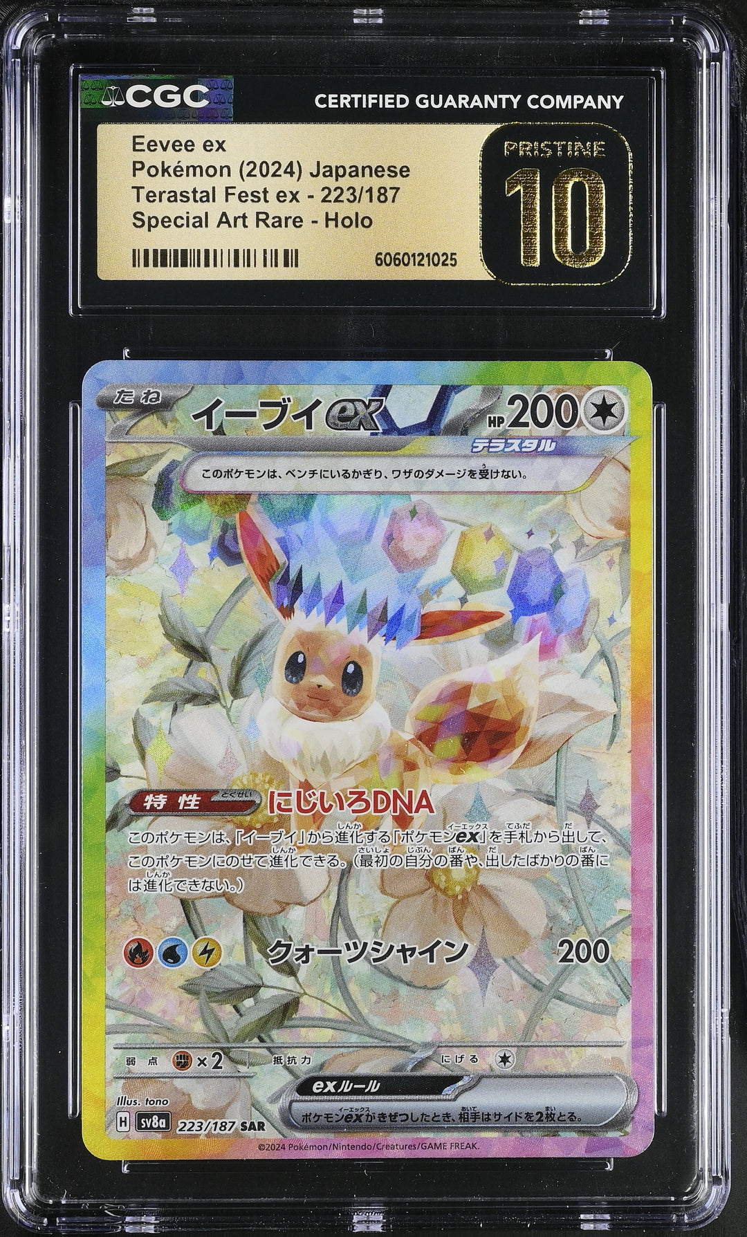 Eevee Ex 223/187 CGC 10