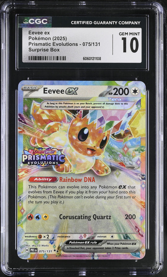 Eevee Ex 075/131 CGC 10