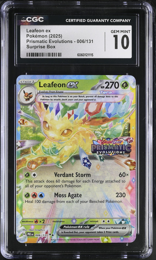 Leafeon Ex 006/131 CGC 10