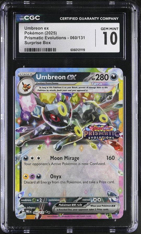 Umbreon Ex 060/131 CGC 10