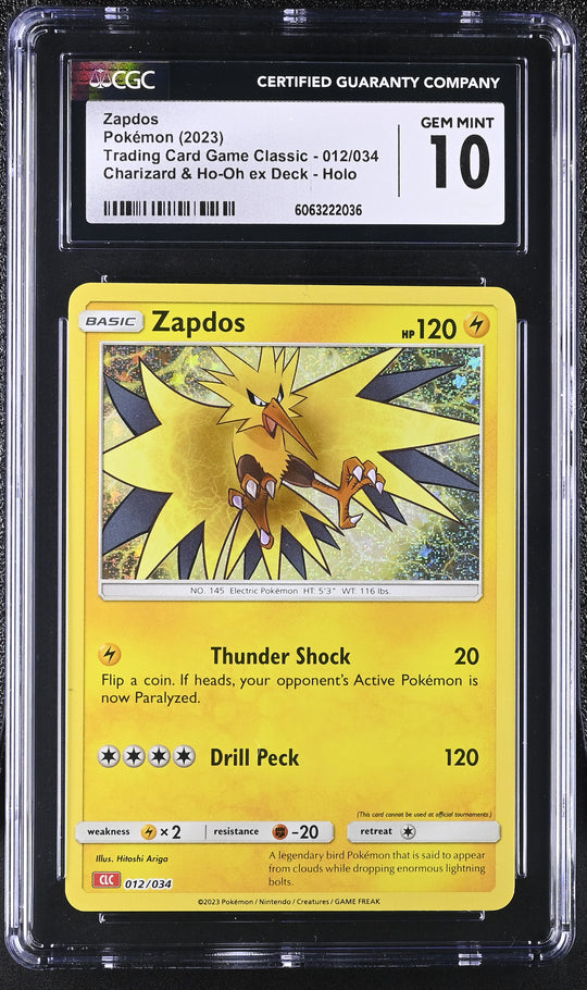 Zapdos 012/034 CGC 10