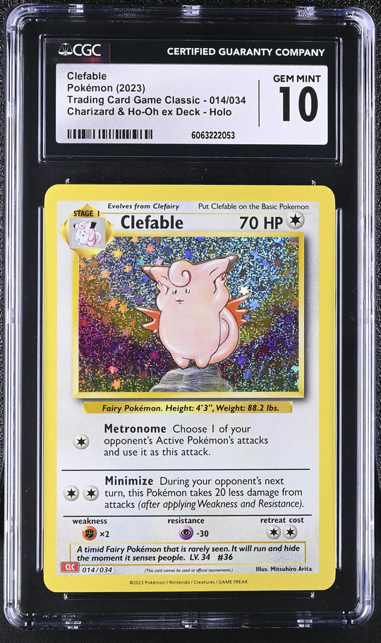 Clefable 014/034 CGC 10