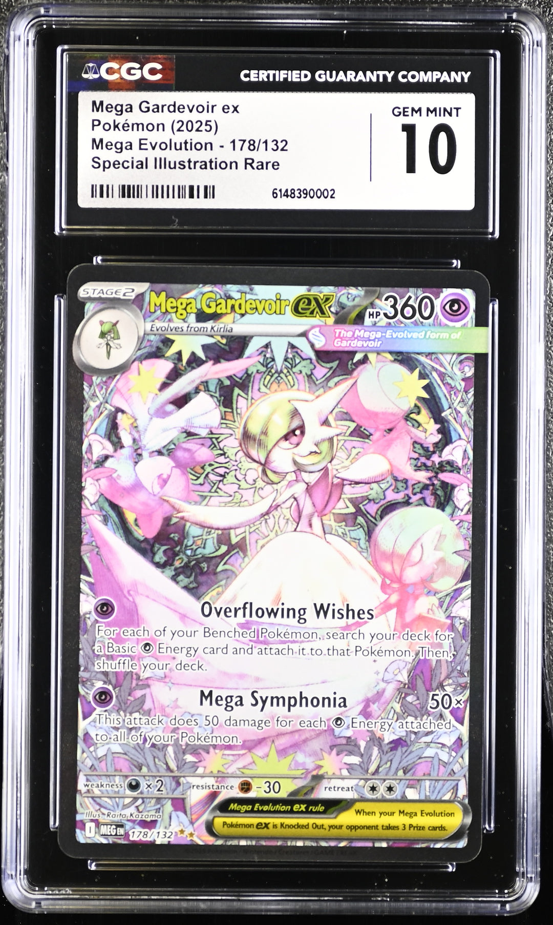 Mega Gardevoir Ex 178/132 CGC 10