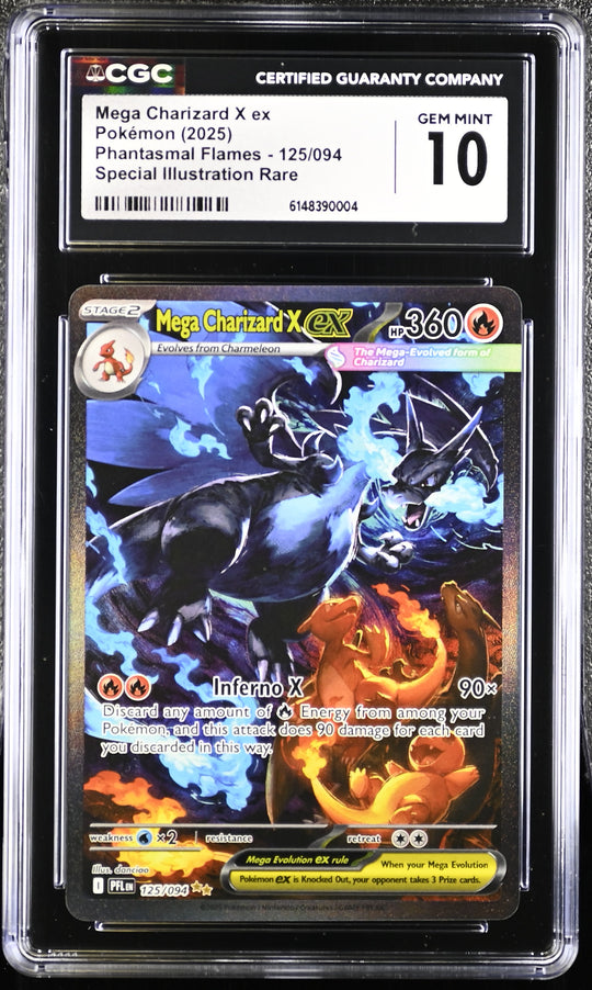 Mega Charizard X Ex 125/094 CGC 10