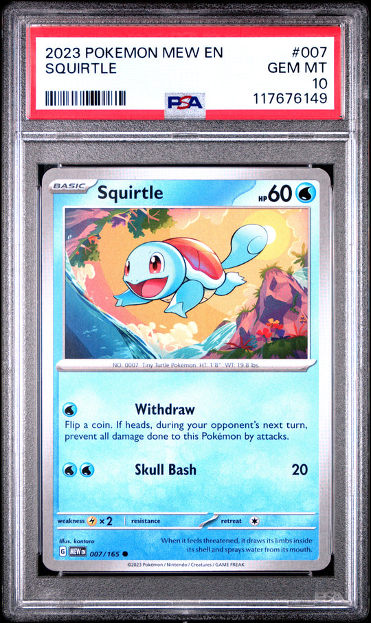 Squirtle 007 PSA 10